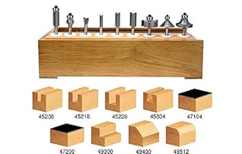 Amana Tool - AMS-111 11Piece Carbide Tipped Set 1/4